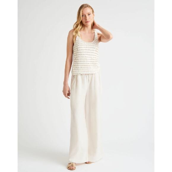 Splendid Tops - NWT Splendid Tank Esme Paillette Coastal Boho Lagenlook Festival Women's Size XS